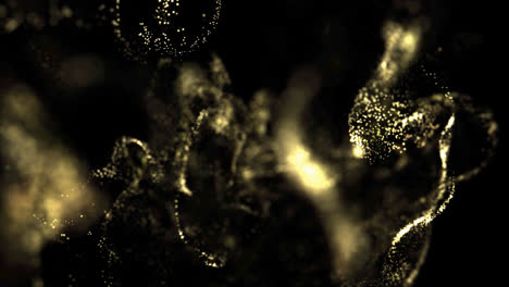 Frostige-Nebeleffekte,-Rauch,-Abstrakte-Partikelexplosion,-Spritzflüssigkeitsanimation-Mit-Schwarzem-Hintergrund
